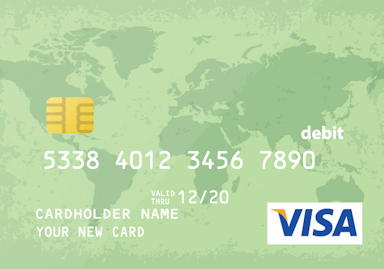 Przedpłacona karta Visa logo
