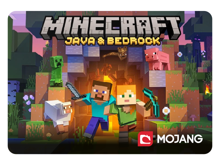 Comprar Minecraft PC, Receba por e-mail